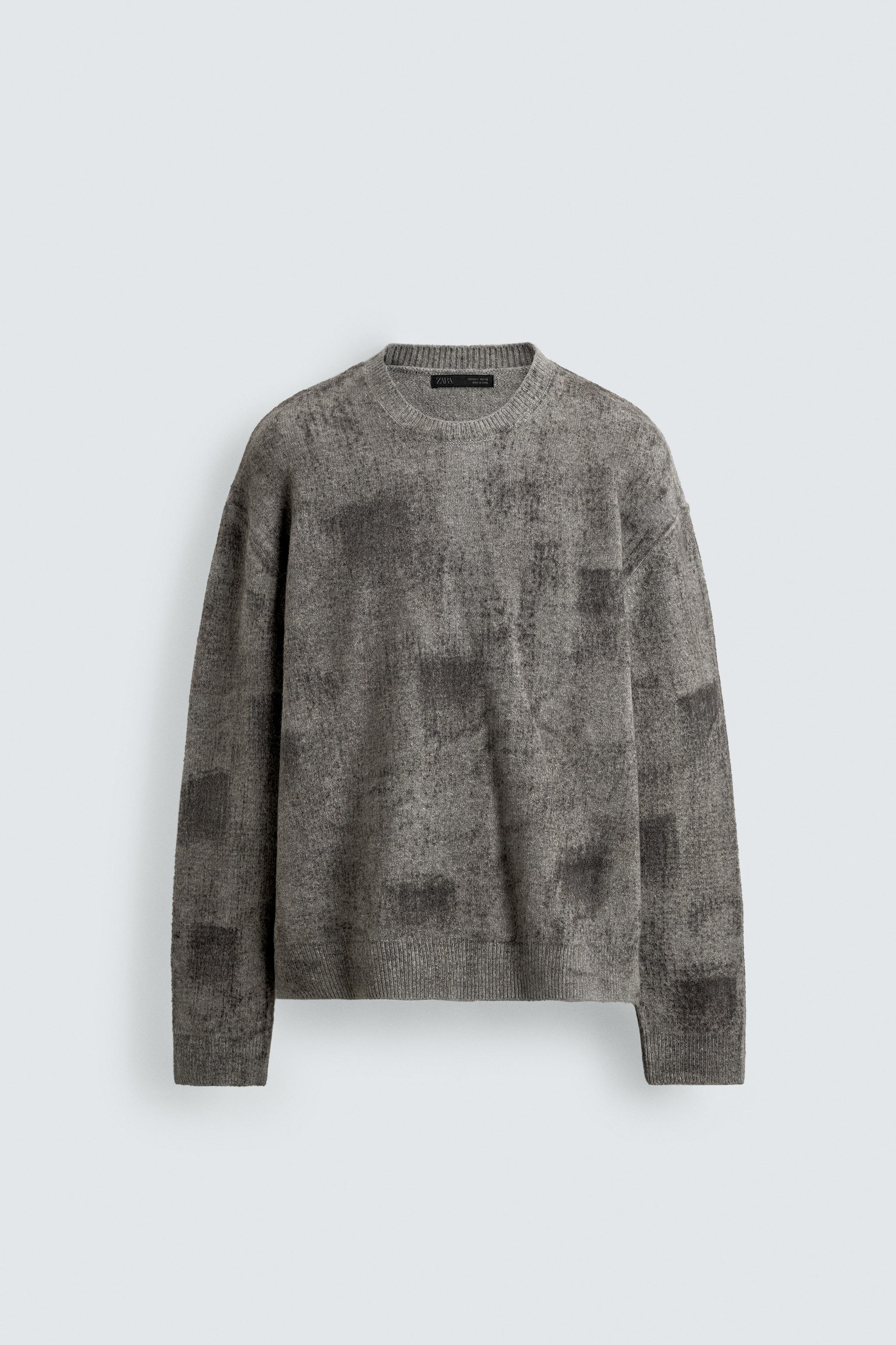 BRUSHED PRINT JUMPER